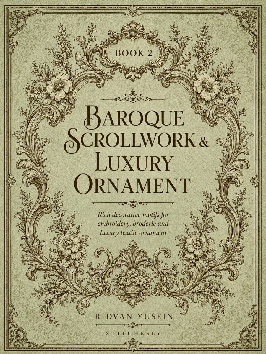 Baroque Scrollwork And Luxury Ornament 2 Book from Baroque Scrollwork & Luxury Ornament Book 2, a digital embroidery design reference for machine embroidery designs, embroidery patterns and embroidery design reference.