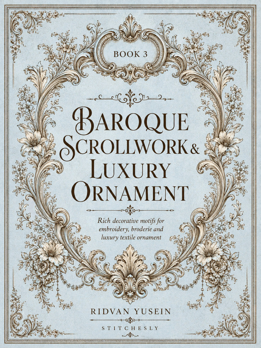 Baroque Scrollwork And Luxury Ornament 3 Book 03 from Baroque Scrollwork & Luxury Ornament Book 3, a digital embroidery design reference for machine embroidery designs, embroidery patterns and embroidery design reference.