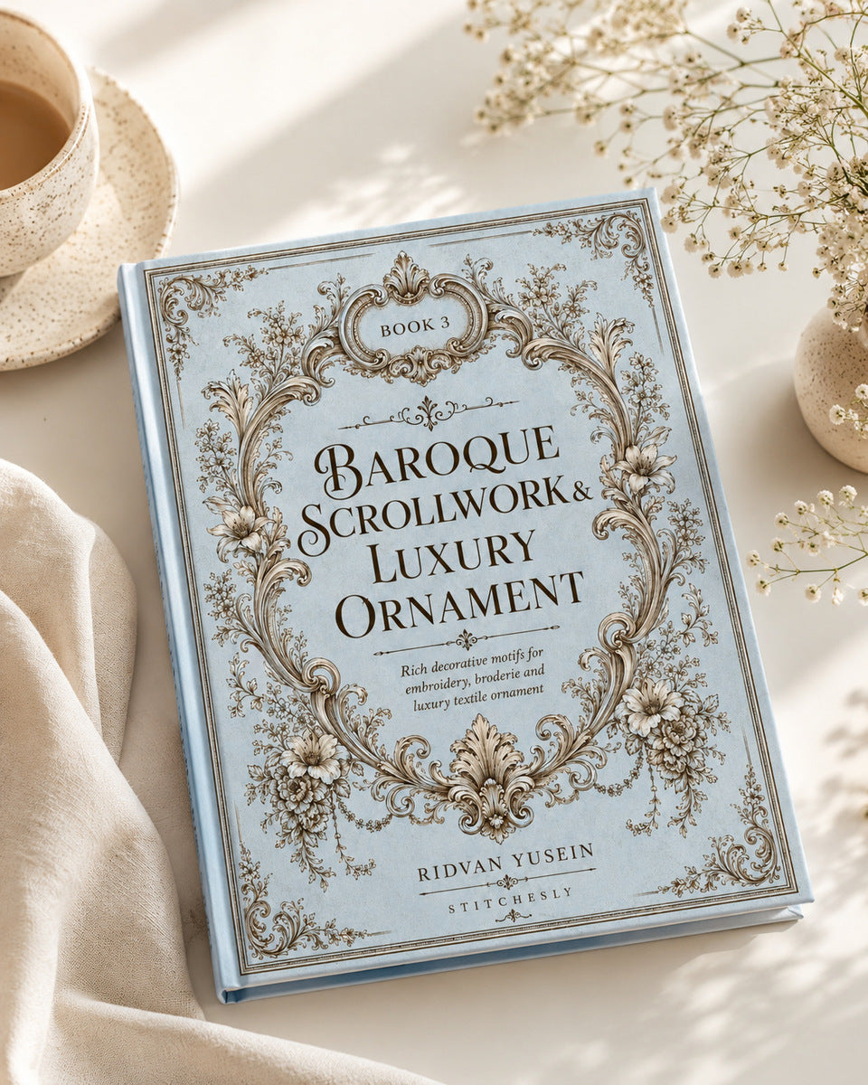 Baroque Scrollwork And Luxury Ornament 3 Book from Baroque Scrollwork & Luxury Ornament Book 3, a digital embroidery design reference for machine embroidery designs, embroidery patterns and embroidery design reference.