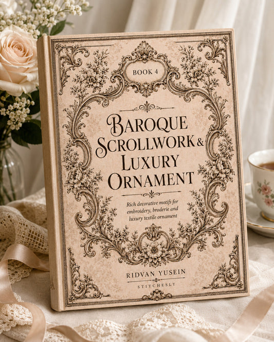 Baroque Scrollwork And Luxury Ornament 4 Book 02 from Baroque Scrollwork & Luxury Ornament Book 4, a digital embroidery design reference for machine embroidery designs, embroidery patterns and embroidery design reference.