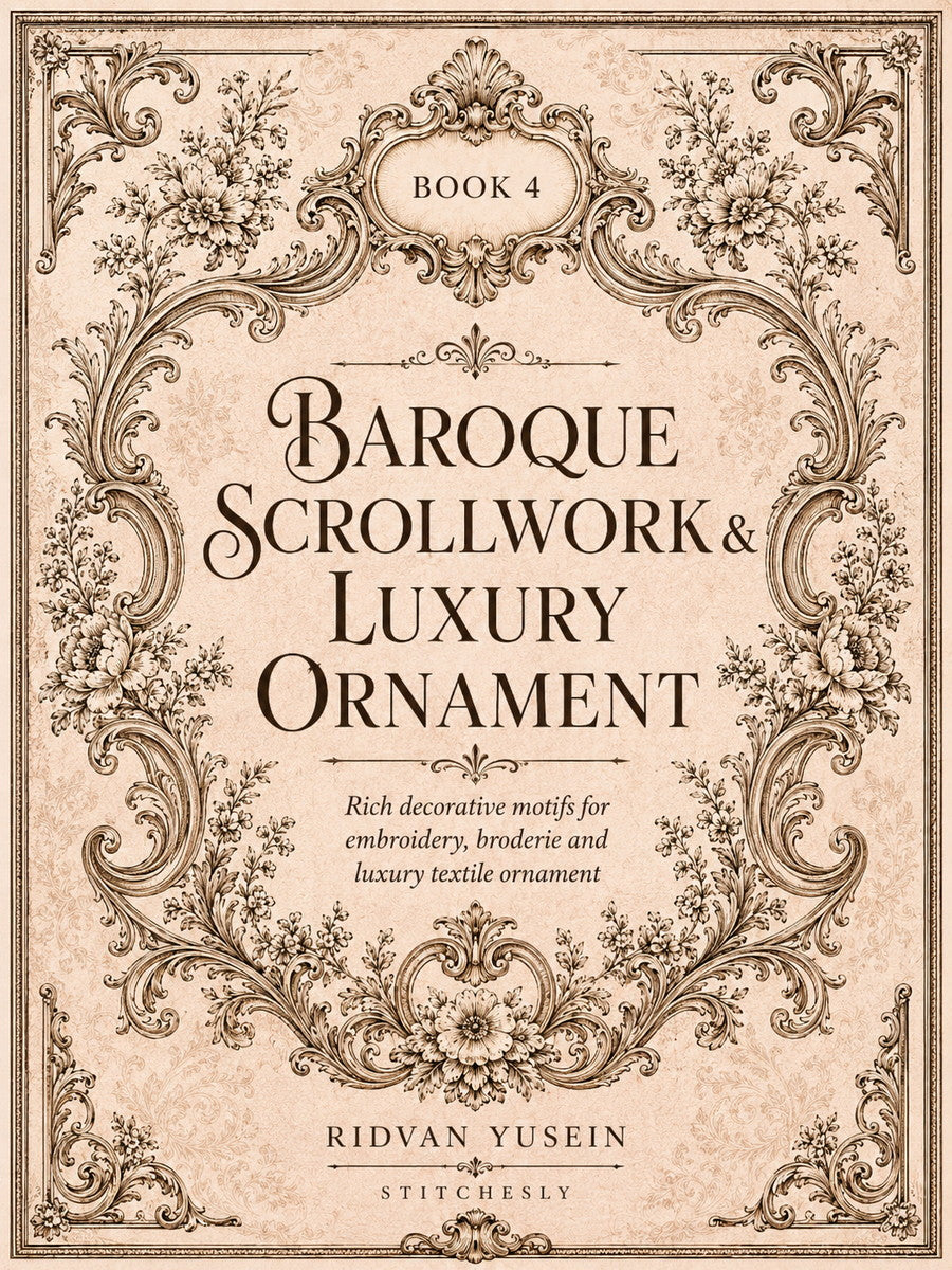 Baroque Scrollwork And Luxury Ornament 4 Book 03 from Baroque Scrollwork & Luxury Ornament Book 4, a digital embroidery design reference for machine embroidery designs, embroidery patterns and embroidery design reference.