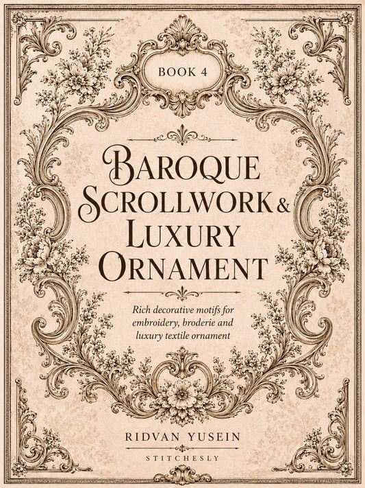 Baroque Scrollwork And Luxury Ornament 4 Book 03 from Baroque Scrollwork & Luxury Ornament Book 4, a digital embroidery design reference for machine embroidery designs, embroidery patterns and embroidery design reference.