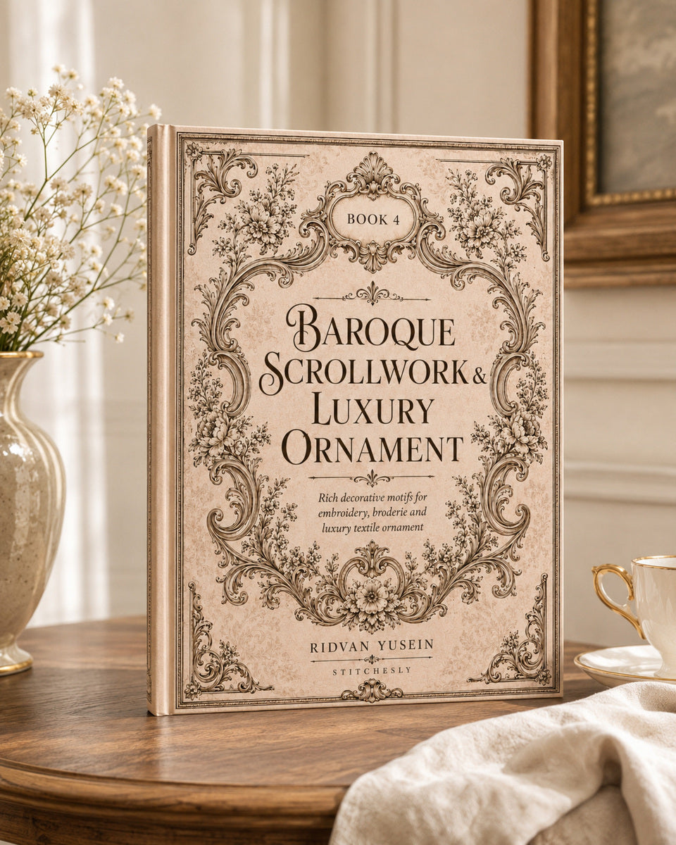 Baroque Scrollwork And Luxury Ornament 4 Book from Baroque Scrollwork & Luxury Ornament Book 4, a digital embroidery design reference for machine embroidery designs, embroidery patterns and embroidery design reference.