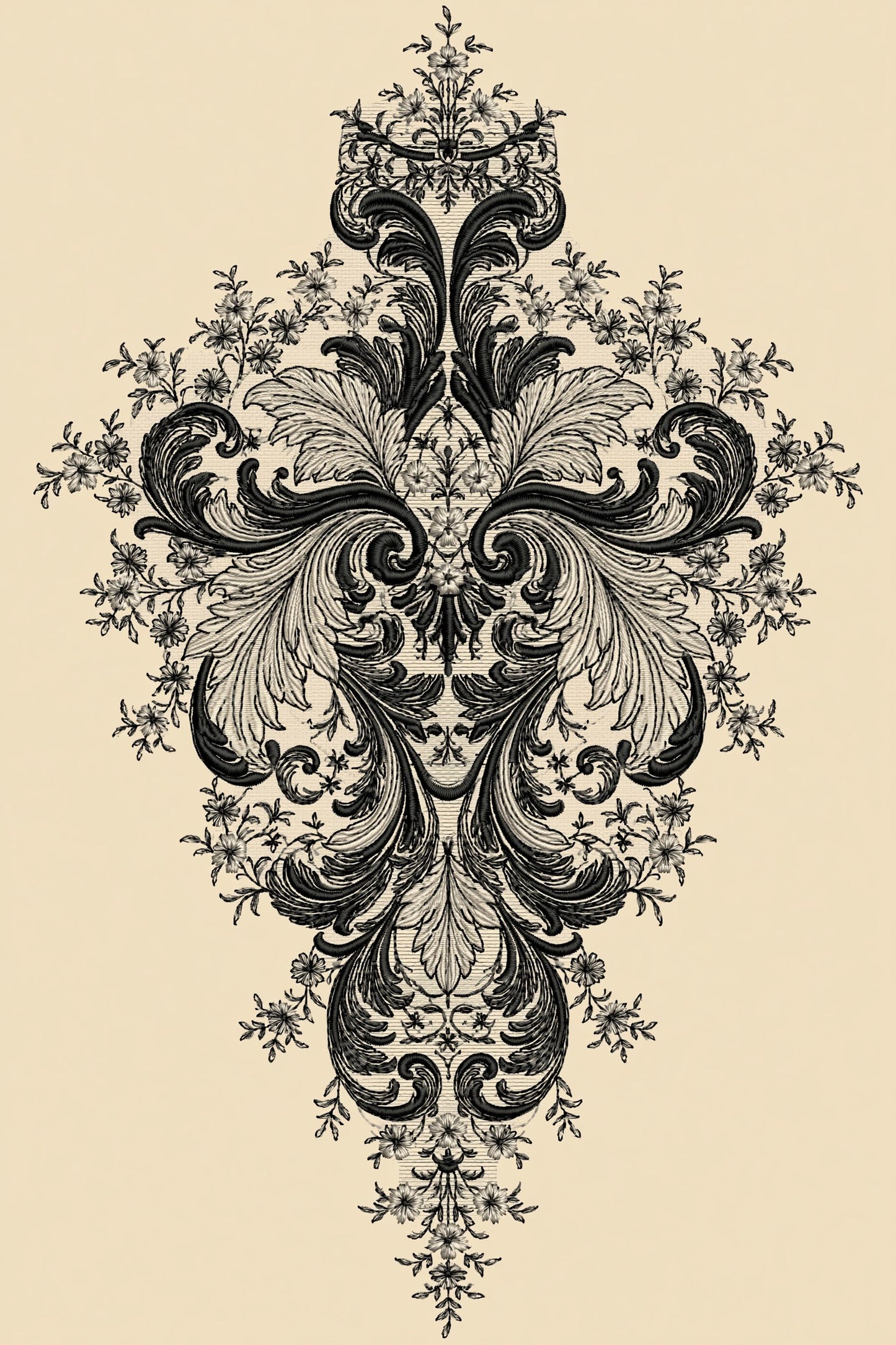 Digital PDF embroidery design bundle cover preview for Garment & Linen Placement Bundle 3, featuring curated embroidery patterns, motif library references and textile design… - preview 21