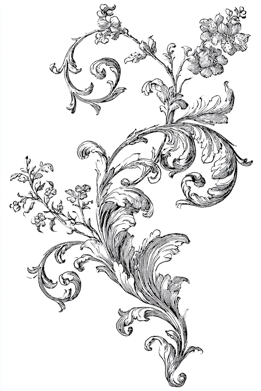 Digital PDF embroidery design bundle cover preview for Ornamental Borders & Baroque Frames Bundle 3, featuring curated embroidery patterns, motif library references and textile… - preview 12