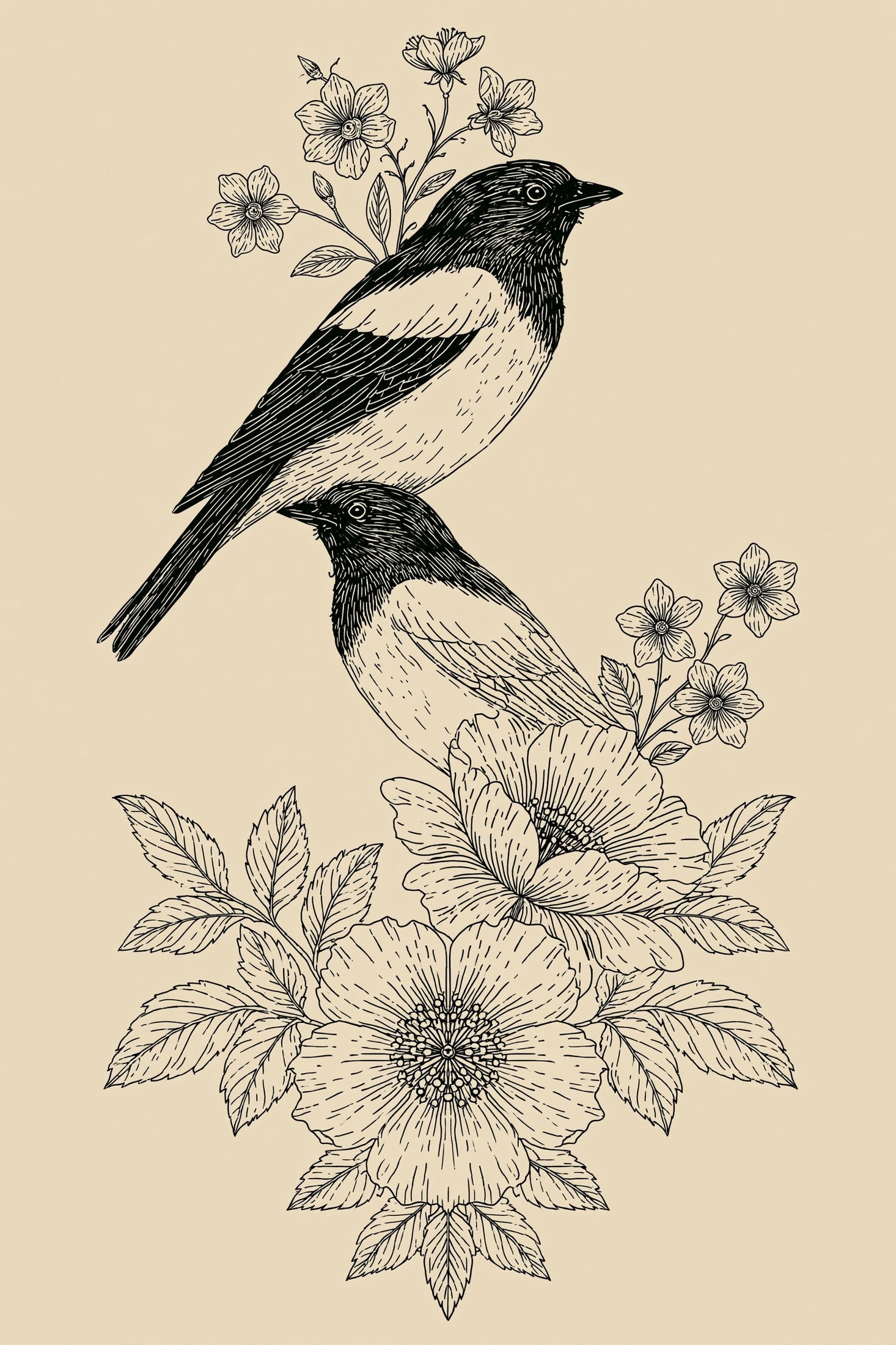 Digital PDF embroidery design bundle cover preview for Nature, Country Folk & Global Color Bundle 4, featuring curated embroidery patterns, motif library references and textile… - preview 23