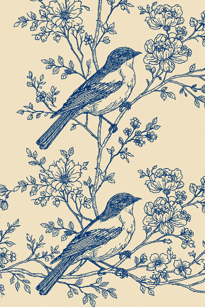 Bird Table Runner Border Birds from Birds Embroidery Book 4, a digital embroidery design reference for machine embroidery designs, embroidery patterns and border and edge embroidery.