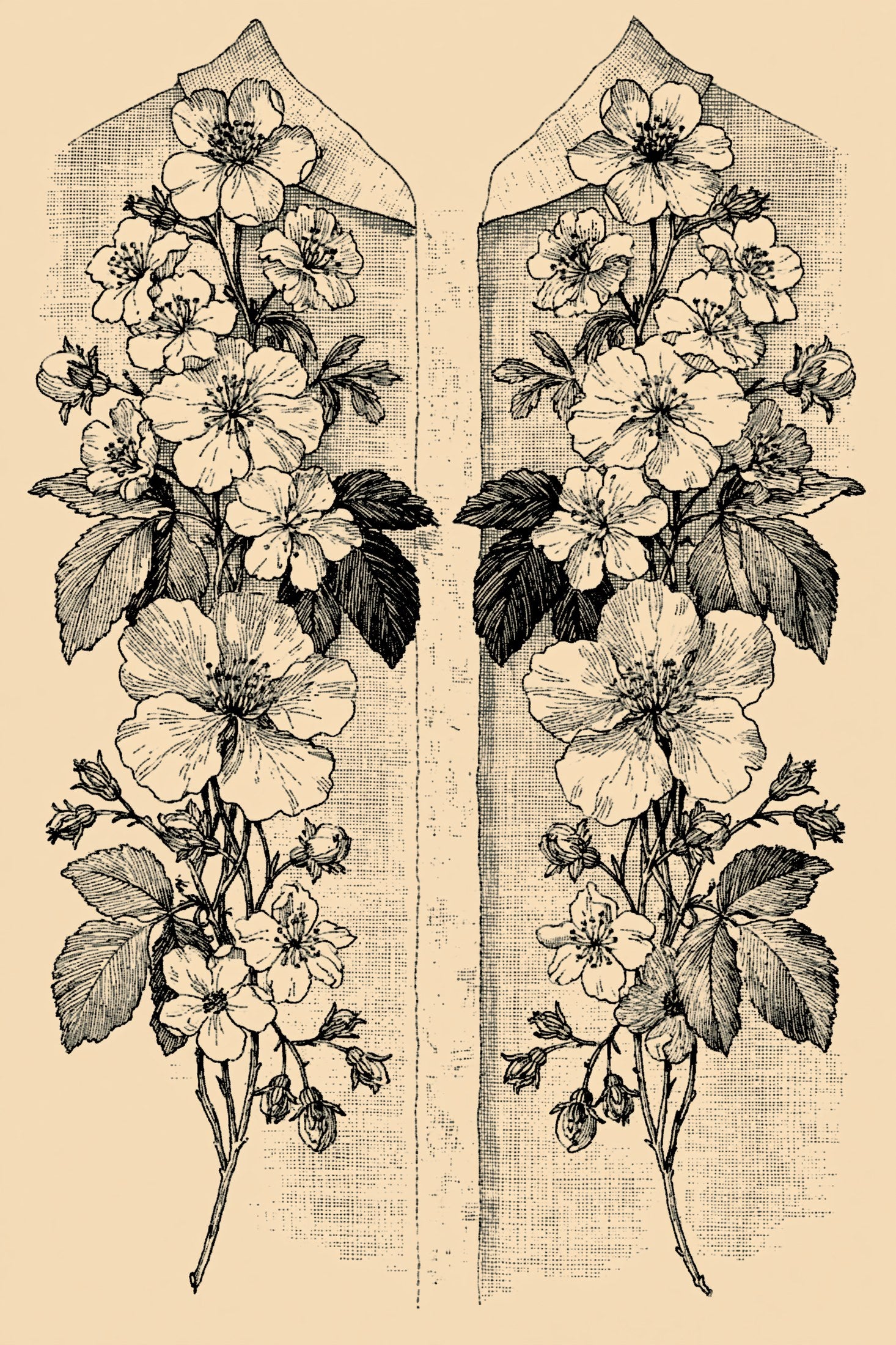 Digital PDF embroidery design bundle cover preview for Garment & Linen Placement Bundle 3, featuring curated embroidery patterns, motif library references and textile design… - preview 22