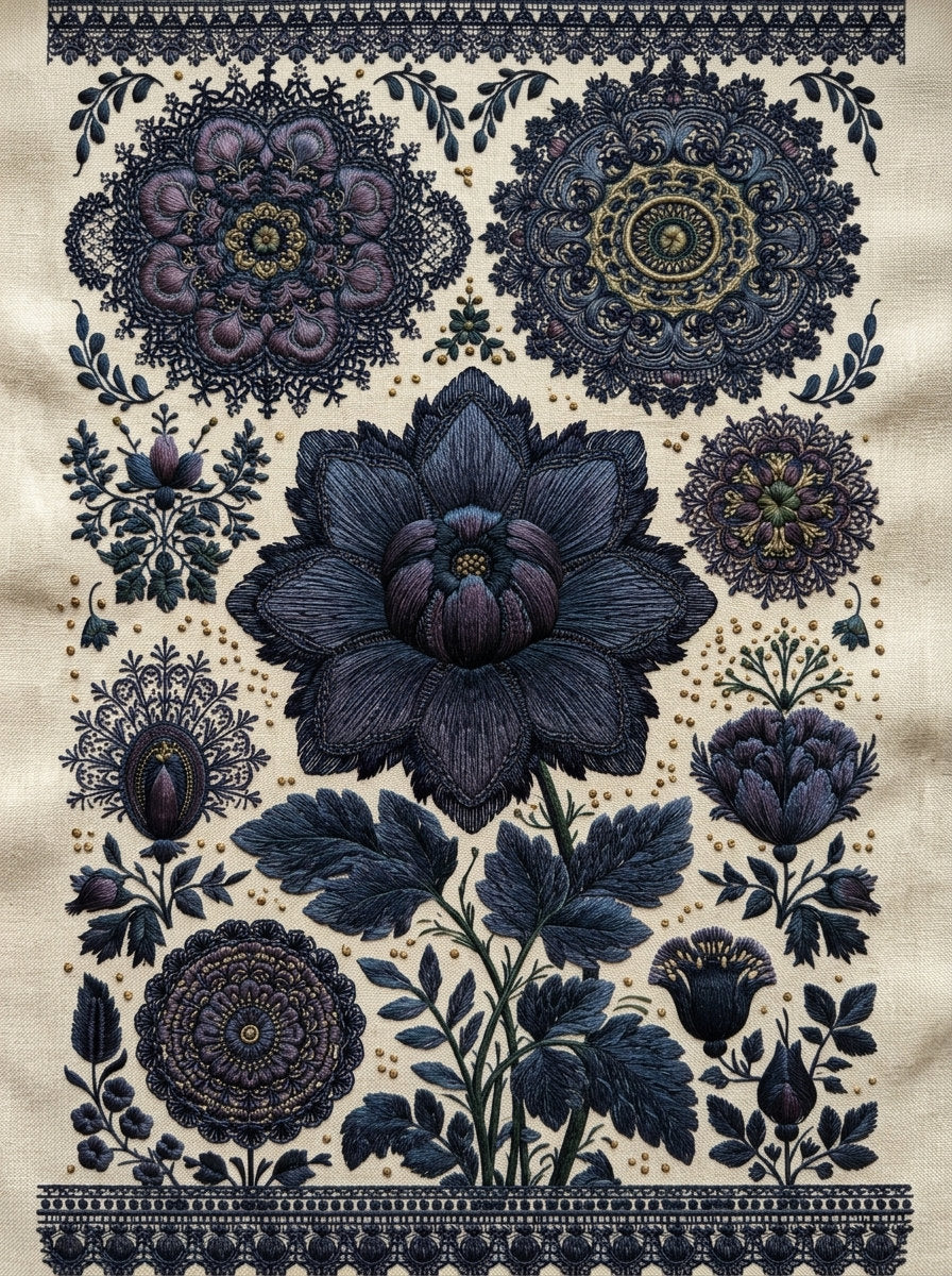Boho Classic And Ornamental Fashion 02 from Jacket Backs & Shirt Fronts Embroidery Book 4, a digital embroidery design reference for machine embroidery designs, embroidery patterns and garment placement ideas.