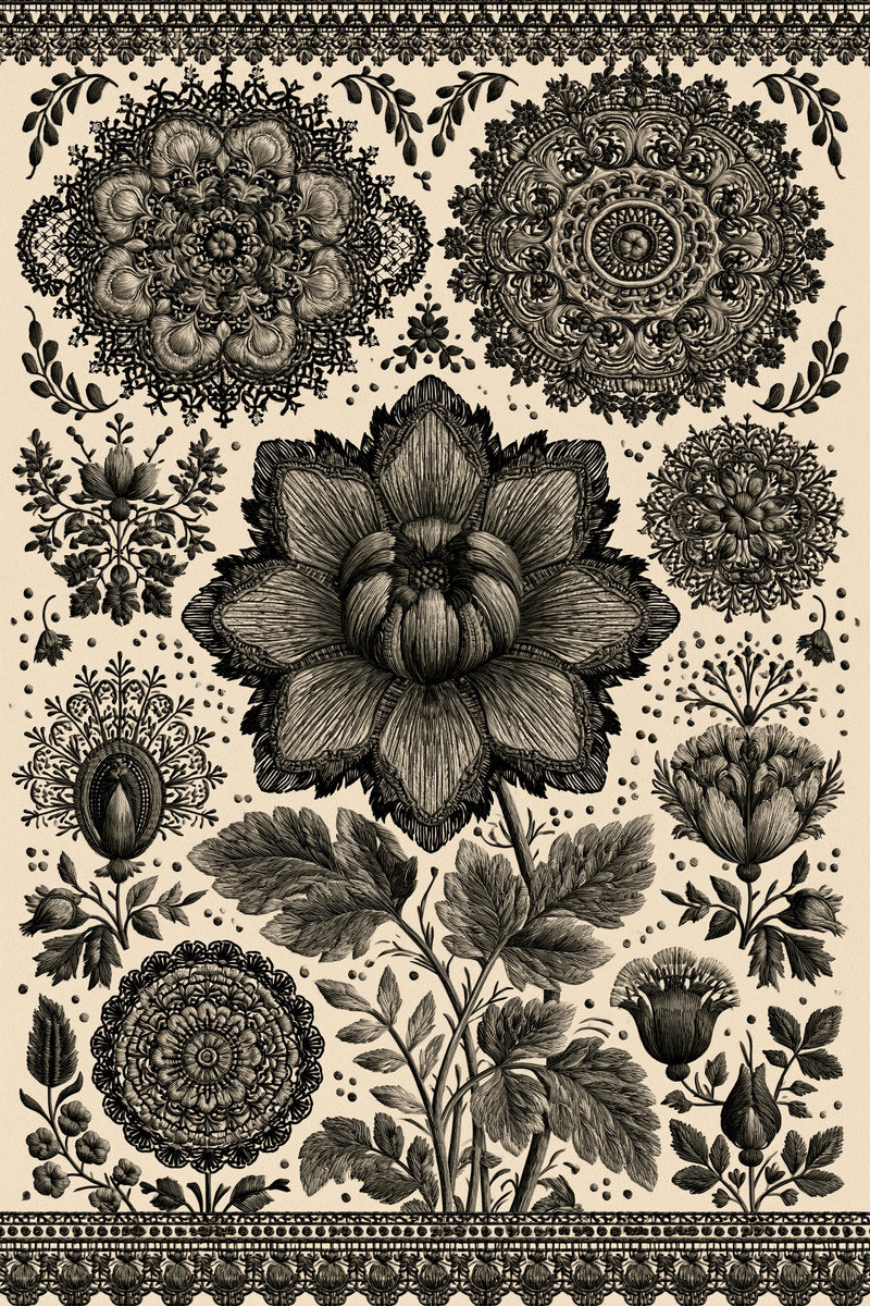 Boho Classic And Ornamental Fashion from Jacket Backs & Shirt Fronts Embroidery Book 4, a digital embroidery design reference for machine embroidery designs, embroidery patterns and garment placement ideas.