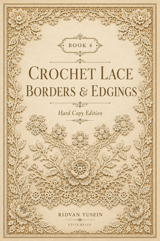 Book 10 Crochet Lace Borders And Edgings 4 Book from Crochet Lace Borders & Edgings Book 4, a digital embroidery design reference for machine embroidery designs, embroidery patterns and border and edge embroidery.