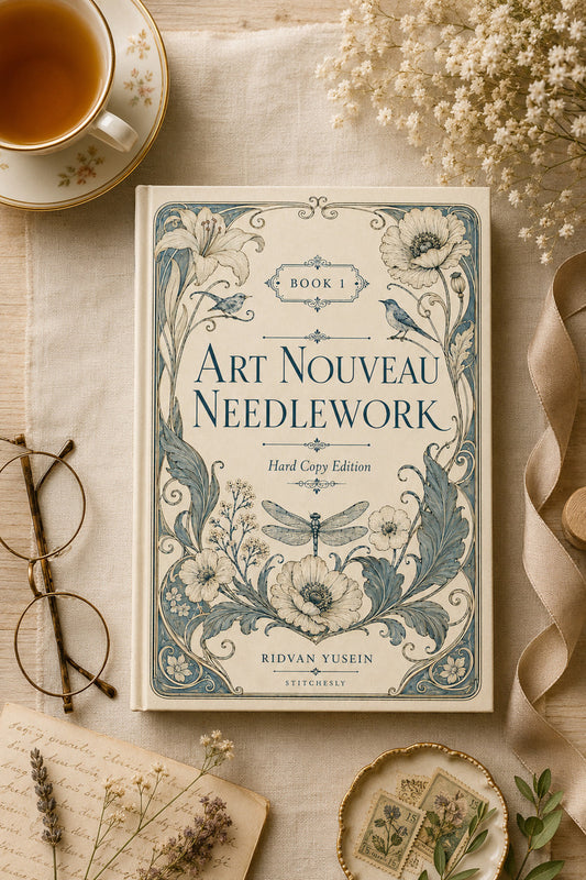 Book 11 Art Nouveau Needlework 1 Book 02 from Art Nouveau Needlework Book 1, a digital embroidery design reference for machine embroidery designs, embroidery patterns and embroidery design reference.