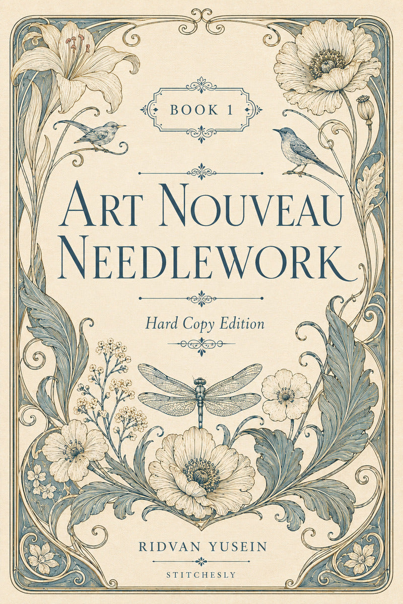 Book 11 Art Nouveau Needlework 1 Book 03 from Art Nouveau Needlework Book 1, a digital embroidery design reference for machine embroidery designs, embroidery patterns and embroidery design reference.