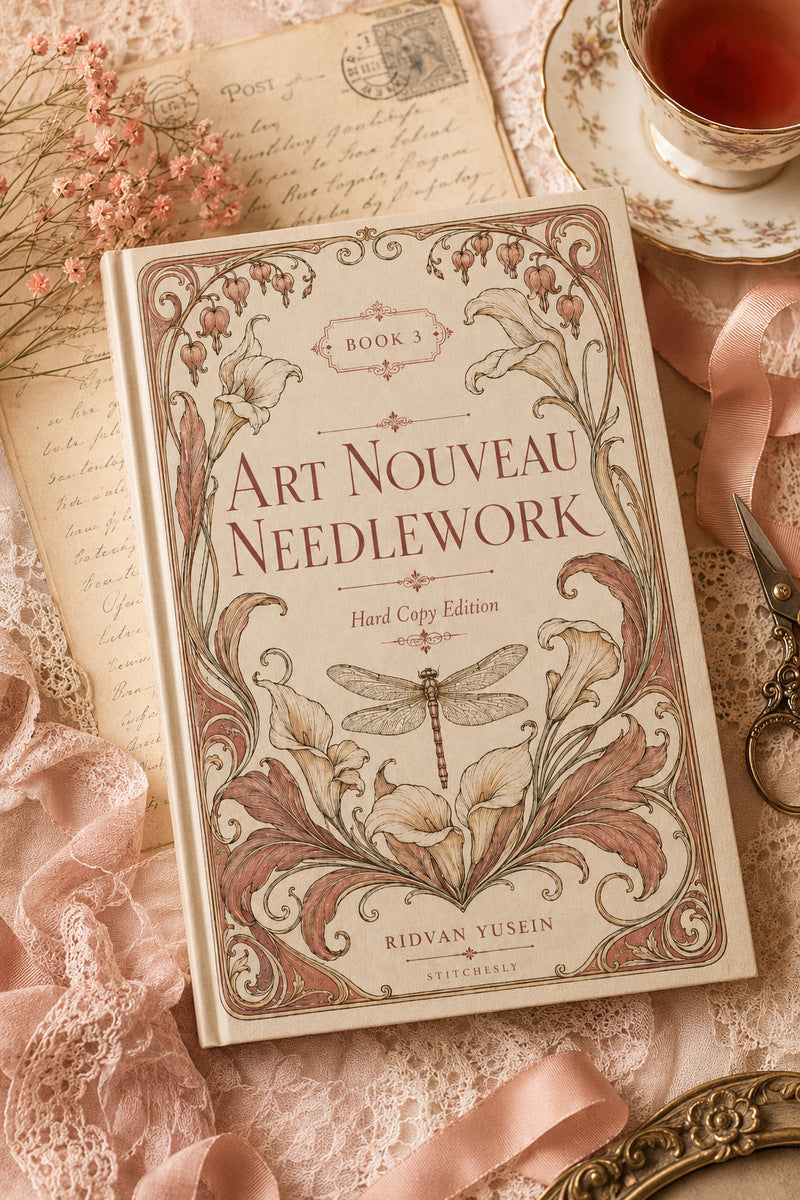 Book 11 Art Nouveau Needlework 3 Book 02 from Art Nouveau Needlework Book 3, a digital embroidery design reference for machine embroidery designs, embroidery patterns and embroidery design reference.