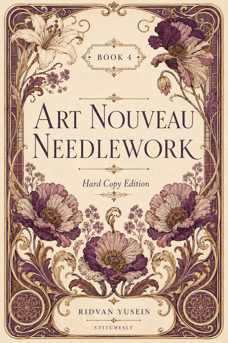 Book 11 Art Nouveau Needlework 4 Book 03 from Art Nouveau Needlework Book 4, a digital embroidery design reference for machine embroidery designs, embroidery patterns and embroidery design reference.