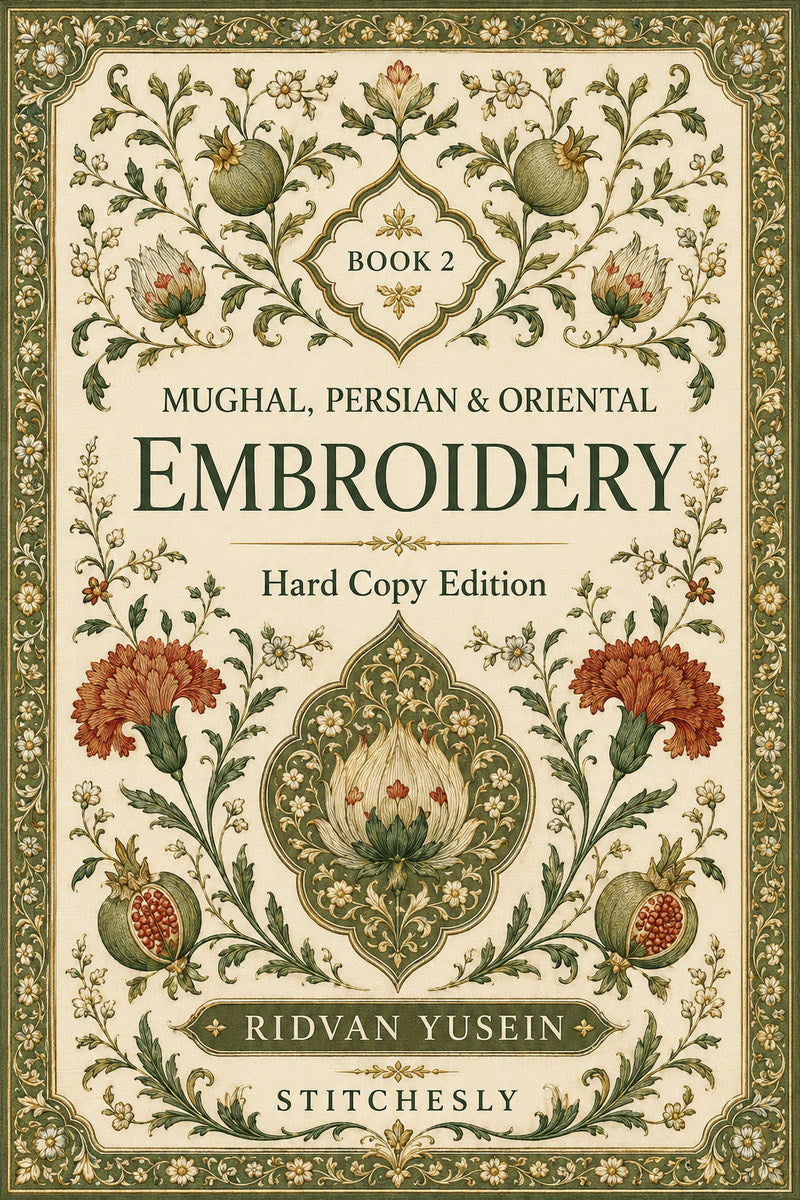 Book 13 Mughal Persian And Oriental Embroidery 2 Book from Mughal, Persian & Oriental Embroidery Book 2, a digital embroidery design reference for machine embroidery designs, embroidery patterns and embroidery design reference.