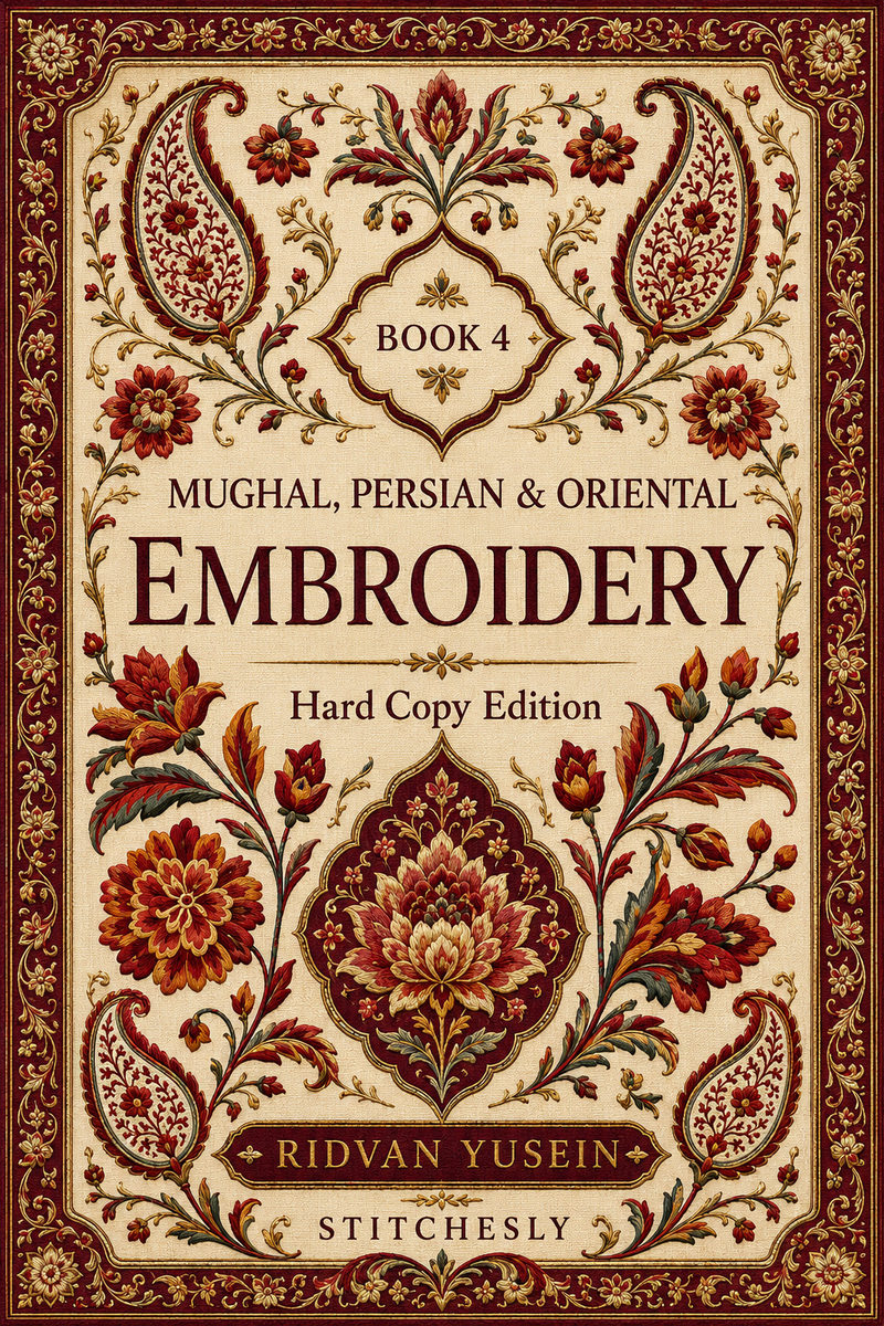 Book 13 Mughal Persian And Oriental Embroidery 4 Book from Mughal, Persian & Oriental Embroidery Book 4, a digital embroidery design reference for machine embroidery designs, embroidery patterns and embroidery design reference.
