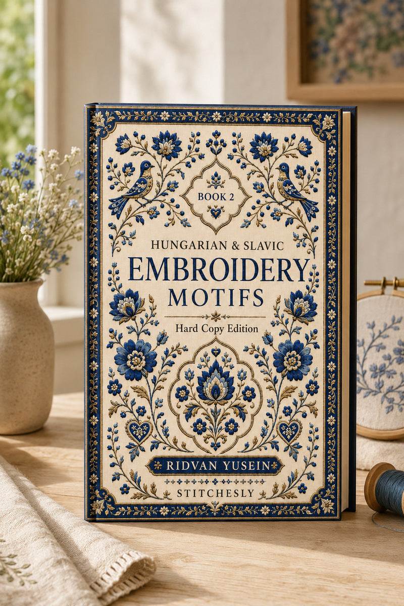 Book 14 Hungarian And Slavic Embroidery Motifs 2 Book 02 from Hungarian & Slavic Embroidery Motifs Book 2, a digital embroidery design reference for machine embroidery designs, embroidery patterns and embroidery design reference.