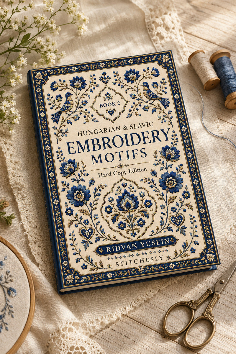 Book 14 Hungarian And Slavic Embroidery Motifs 2 Book from Hungarian & Slavic Embroidery Motifs Book 2, a digital embroidery design reference for machine embroidery designs, embroidery patterns and embroidery design reference.