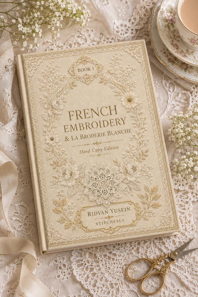 Book 15 French Embroidery And La Broderie Blanche 1 Book 02 from French Embroidery & La Broderie Blanche Book 1, a digital embroidery design reference for machine embroidery designs, embroidery patterns and lace and broderie details.