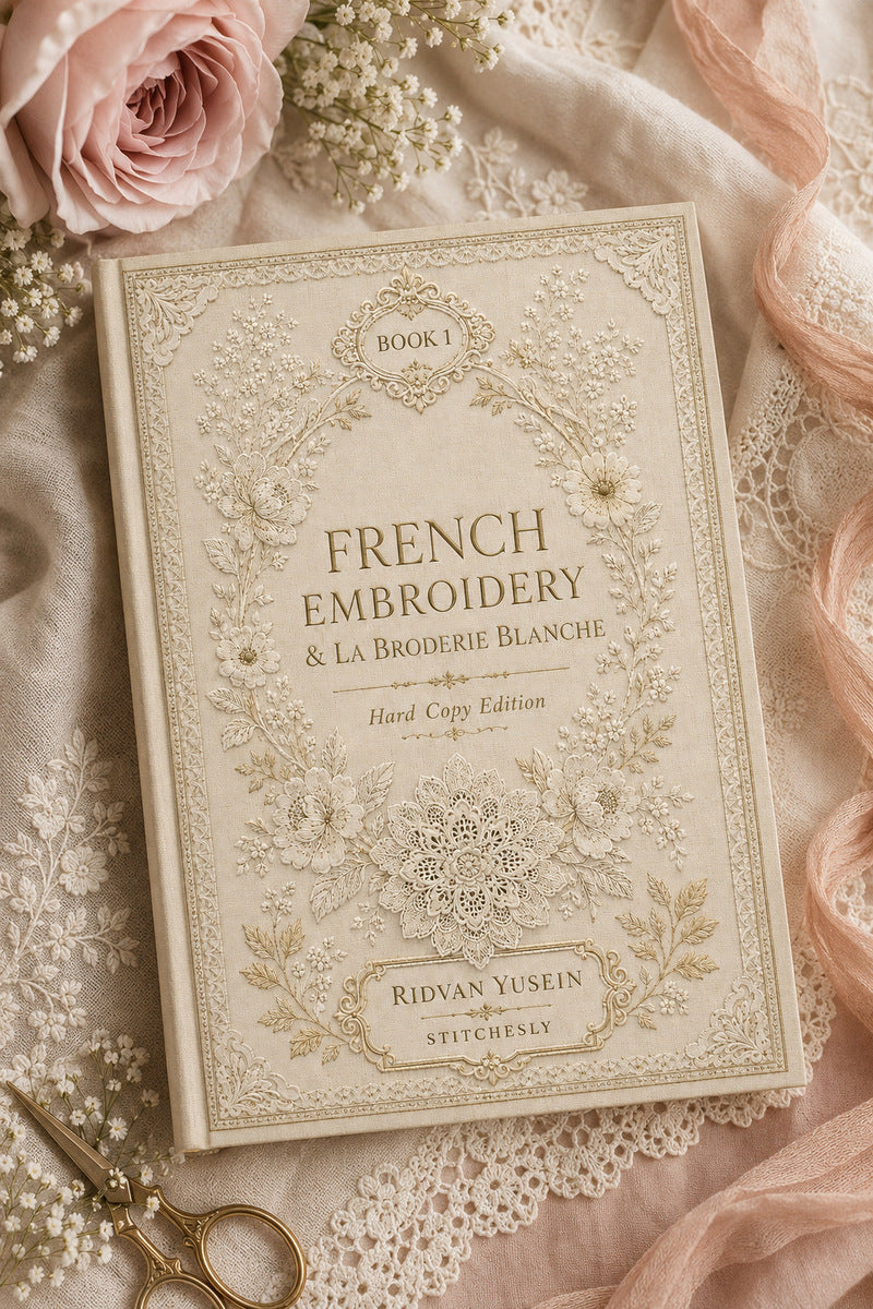 Book 15 French Embroidery And La Broderie Blanche 1 Book 04 from French Embroidery & La Broderie Blanche Book 1, a digital embroidery design reference for machine embroidery designs, embroidery patterns and lace and broderie details.