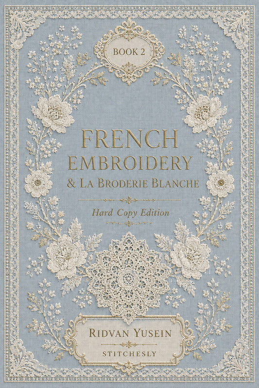 Book 15 French Embroidery And La Broderie Blanche 2 Book from French Embroidery & La Broderie Blanche Book 2, a digital embroidery design reference for machine embroidery designs, embroidery patterns and lace and broderie details.