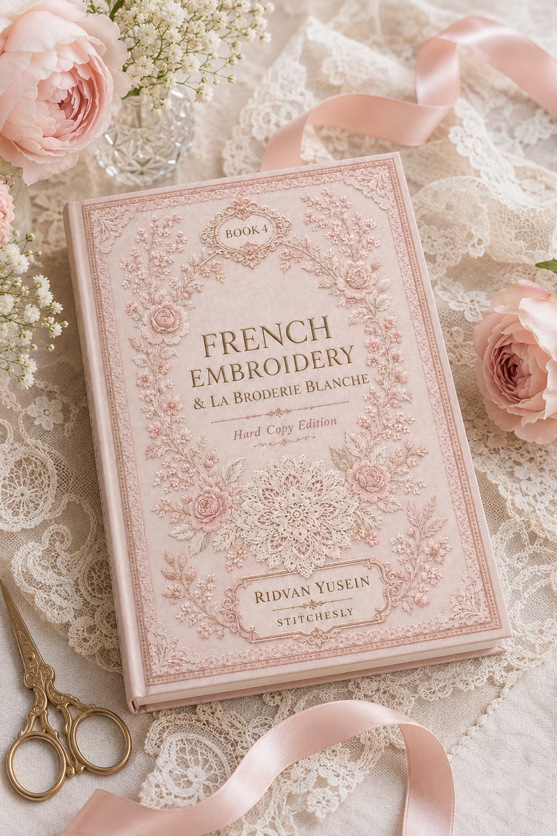Book 15 French Embroidery And La Broderie Blanche 4 Book from French Embroidery & La Broderie Blanche Book 4, a digital embroidery design reference for machine embroidery designs, embroidery patterns and lace and broderie details.