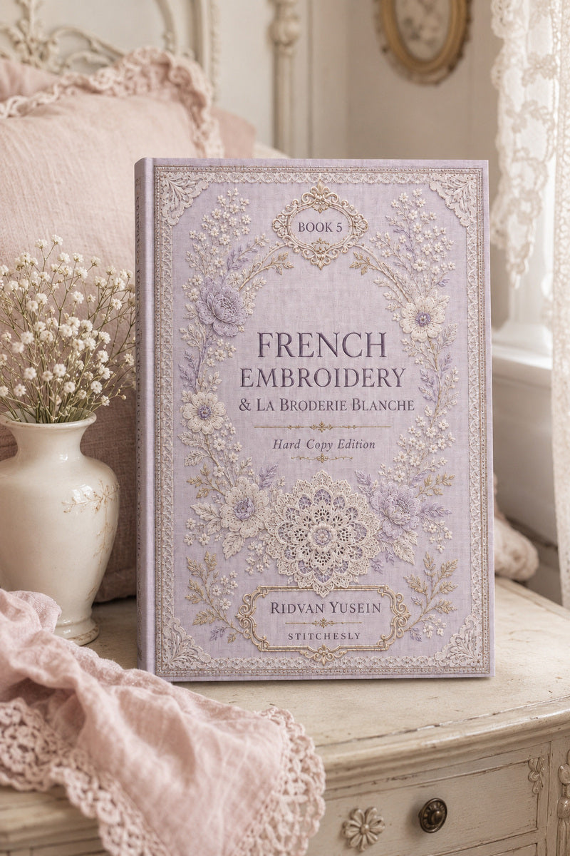 Book 15 French Embroidery And La Broderie Blanche 5 Book 02 from French Embroidery & La Broderie Blanche Book 5, a digital embroidery design reference for machine embroidery designs, embroidery patterns and lace and broderie details.