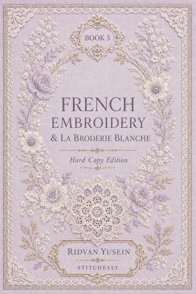 Book 15 French Embroidery And La Broderie Blanche 5 Book 03 from French Embroidery & La Broderie Blanche Book 5, a digital embroidery design reference for machine embroidery designs, embroidery patterns and lace and broderie details.