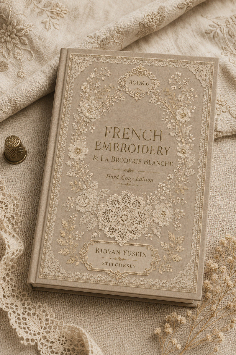 Book 15 French Embroidery And La Broderie Blanche 6 Book from French Embroidery & La Broderie Blanche Book 6, a digital embroidery design reference for machine embroidery designs, embroidery patterns and lace and broderie details.