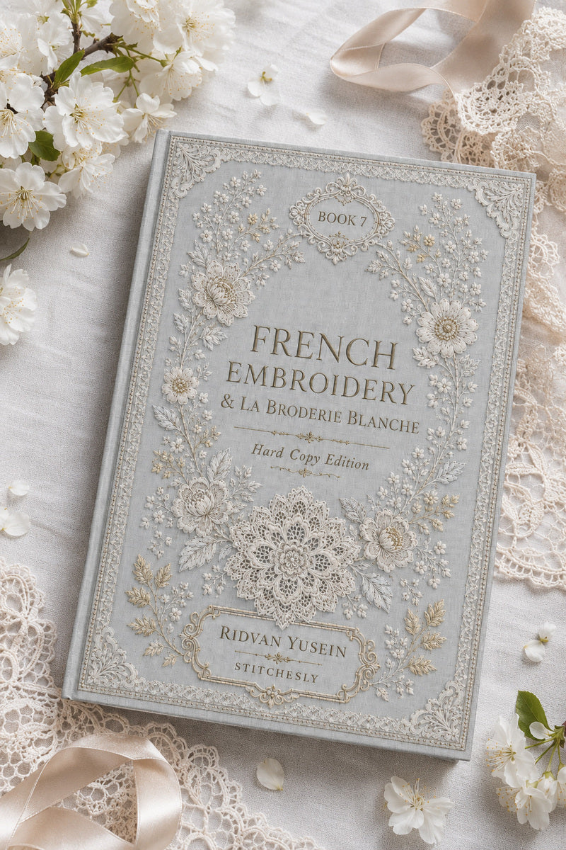Book 15 French Embroidery And La Broderie Blanche 7 Book 02 from French Embroidery & La Broderie Blanche Book 7, a digital embroidery design reference for machine embroidery designs, embroidery patterns and lace and broderie details.