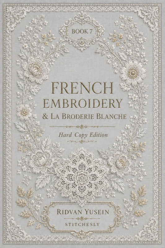 Book 15 French Embroidery And La Broderie Blanche 7 Book from French Embroidery & La Broderie Blanche Book 7, a digital embroidery design reference for machine embroidery designs, embroidery patterns and lace and broderie details.