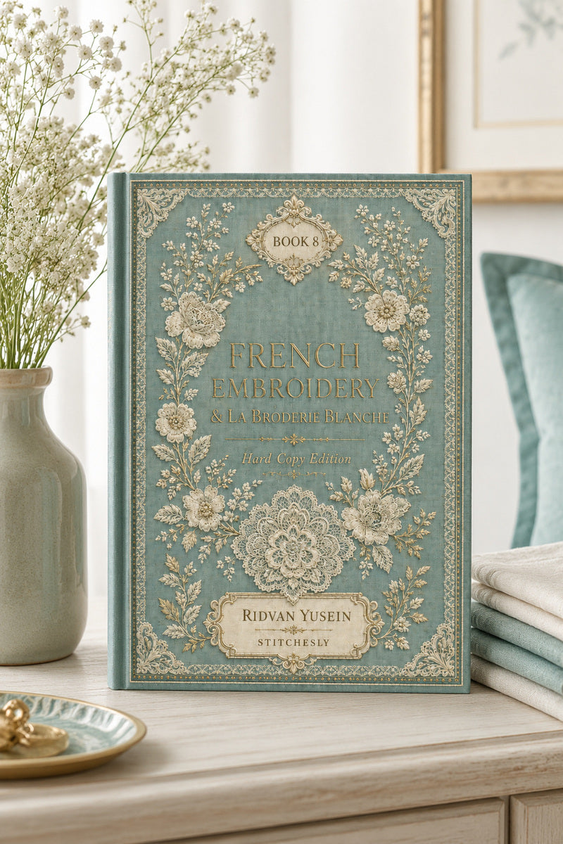 Book 15 French Embroidery And La Broderie Blanche 8 Book 02 from French Embroidery & La Broderie Blanche Book 8, a digital embroidery design reference for machine embroidery designs, embroidery patterns and lace and broderie details.