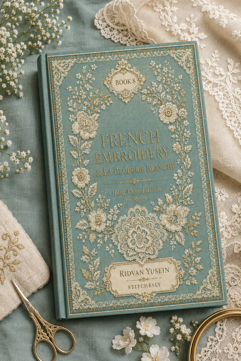 Book 15 French Embroidery And La Broderie Blanche 8 Book 03 from French Embroidery & La Broderie Blanche Book 8, a digital embroidery design reference for machine embroidery designs, embroidery patterns and lace and broderie details.