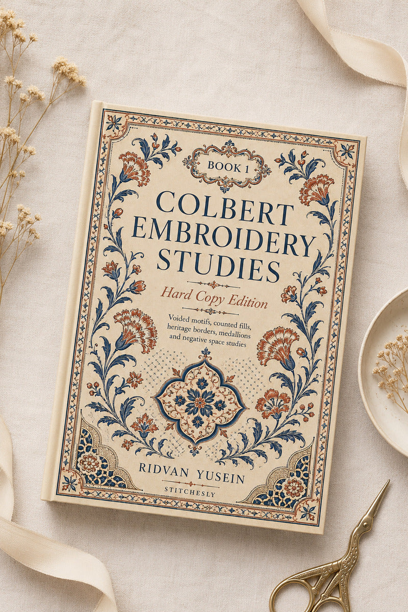 Book 7 Colbert Embroidery Studies 1 Book from Colbert Embroidery Studies Book 1, a digital embroidery design reference for machine embroidery designs, embroidery patterns and embroidery design reference.