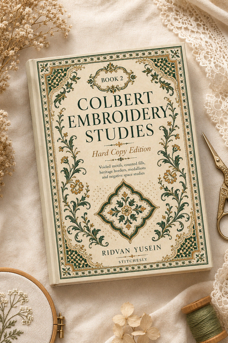 Book 7 Colbert Embroidery Studies 2 Book from Colbert Embroidery Studies Book 2, a digital embroidery design reference for machine embroidery designs, embroidery patterns and embroidery design reference.
