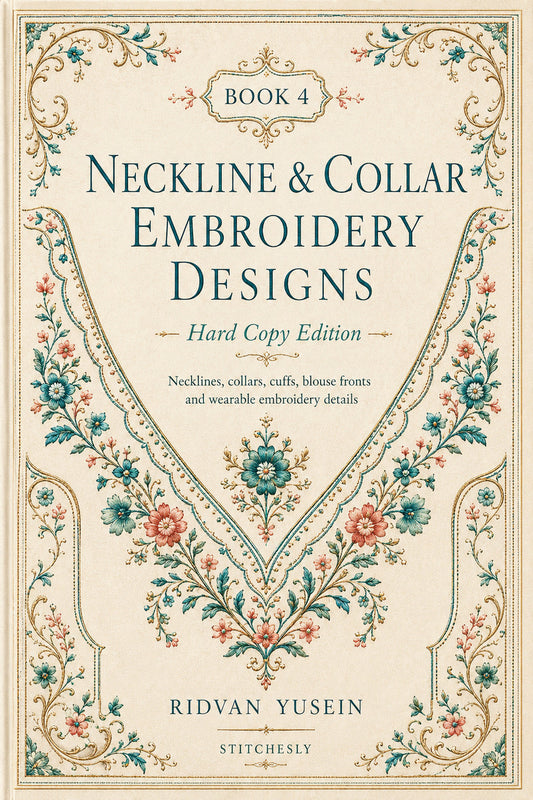 Book 8 Neckline And Collar Embroidery Designs 4 Book 03 from Neckline & Collar Embroidery Designs Book 4, a digital embroidery design reference for machine embroidery designs, embroidery patterns and garment placement ideas.