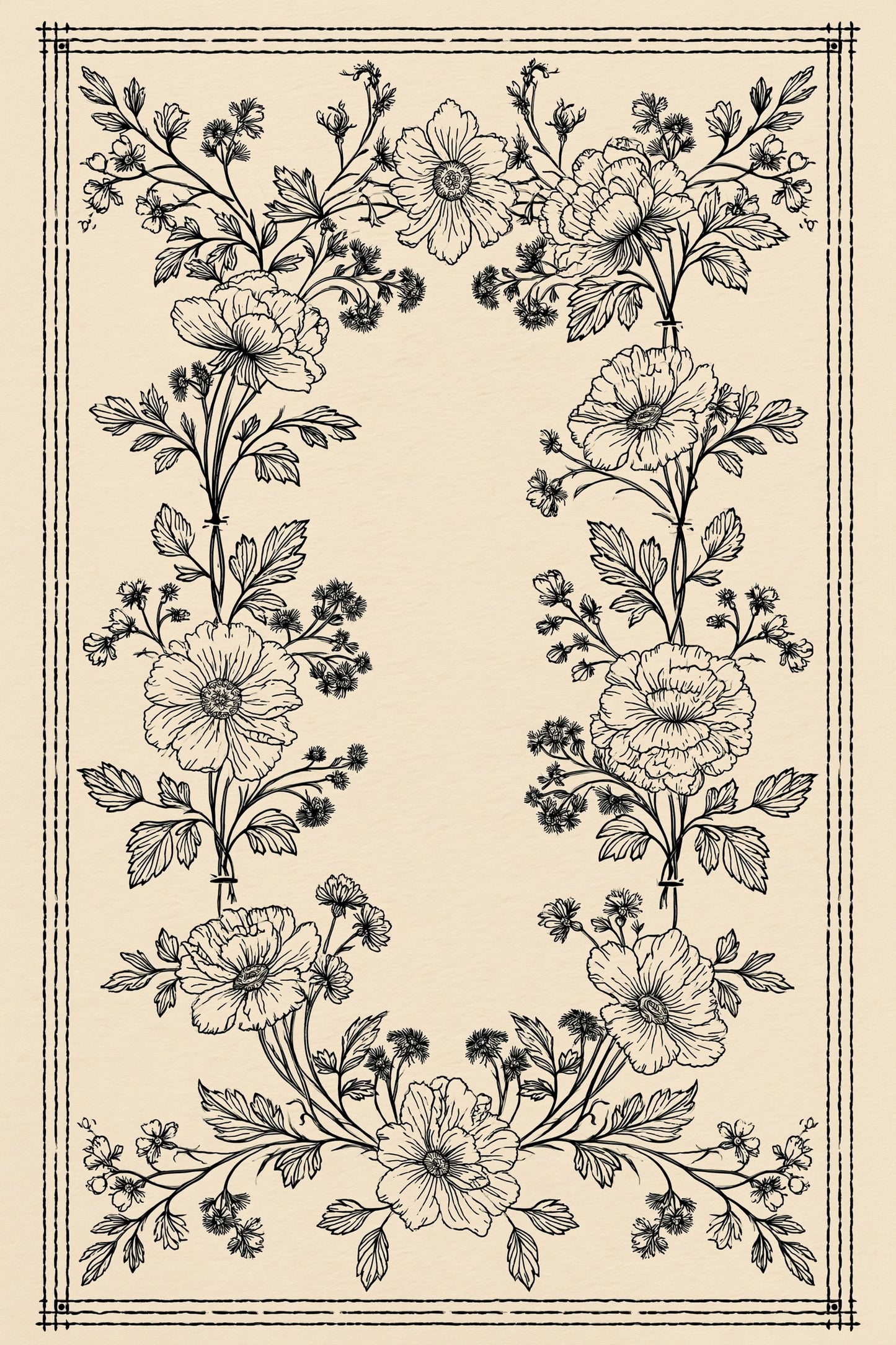 Digital PDF embroidery design bundle cover preview for Ornamental Borders & Baroque Frames Bundle 4, featuring curated embroidery patterns, motif library references and textile… - preview 26