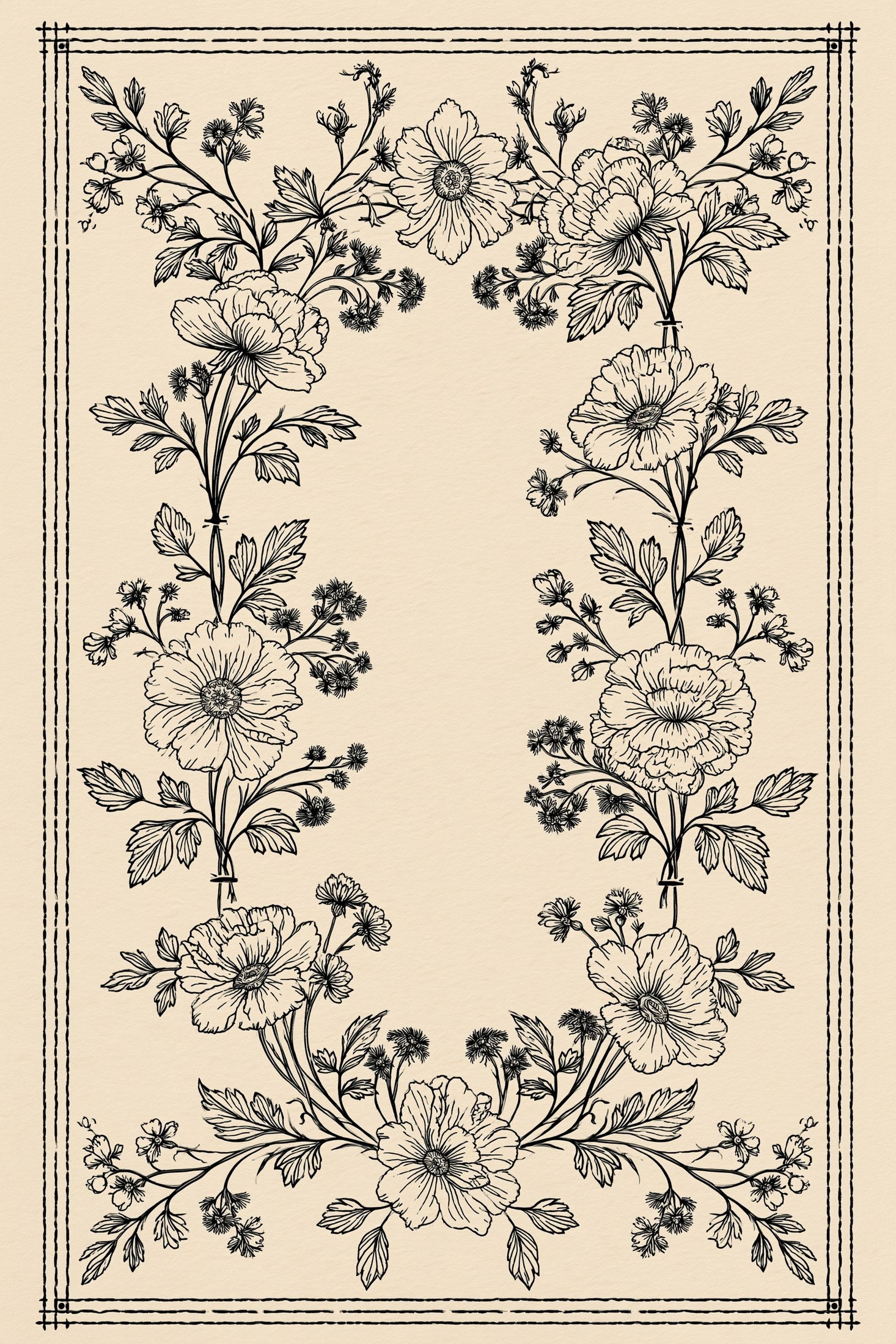 Digital PDF embroidery design bundle cover preview for Ornamental Borders & Baroque Frames Bundle 4, featuring curated embroidery patterns, motif library references and textile… - preview 26