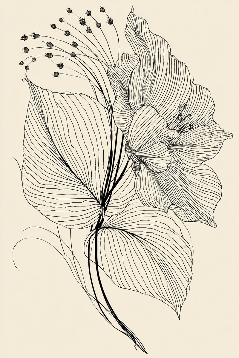 Botanical Filler Leaf Cluster 02 from Botanical Embroidery Designs Book 4, a digital embroidery design reference for machine embroidery designs, embroidery patterns and botanical and floral embroidery.