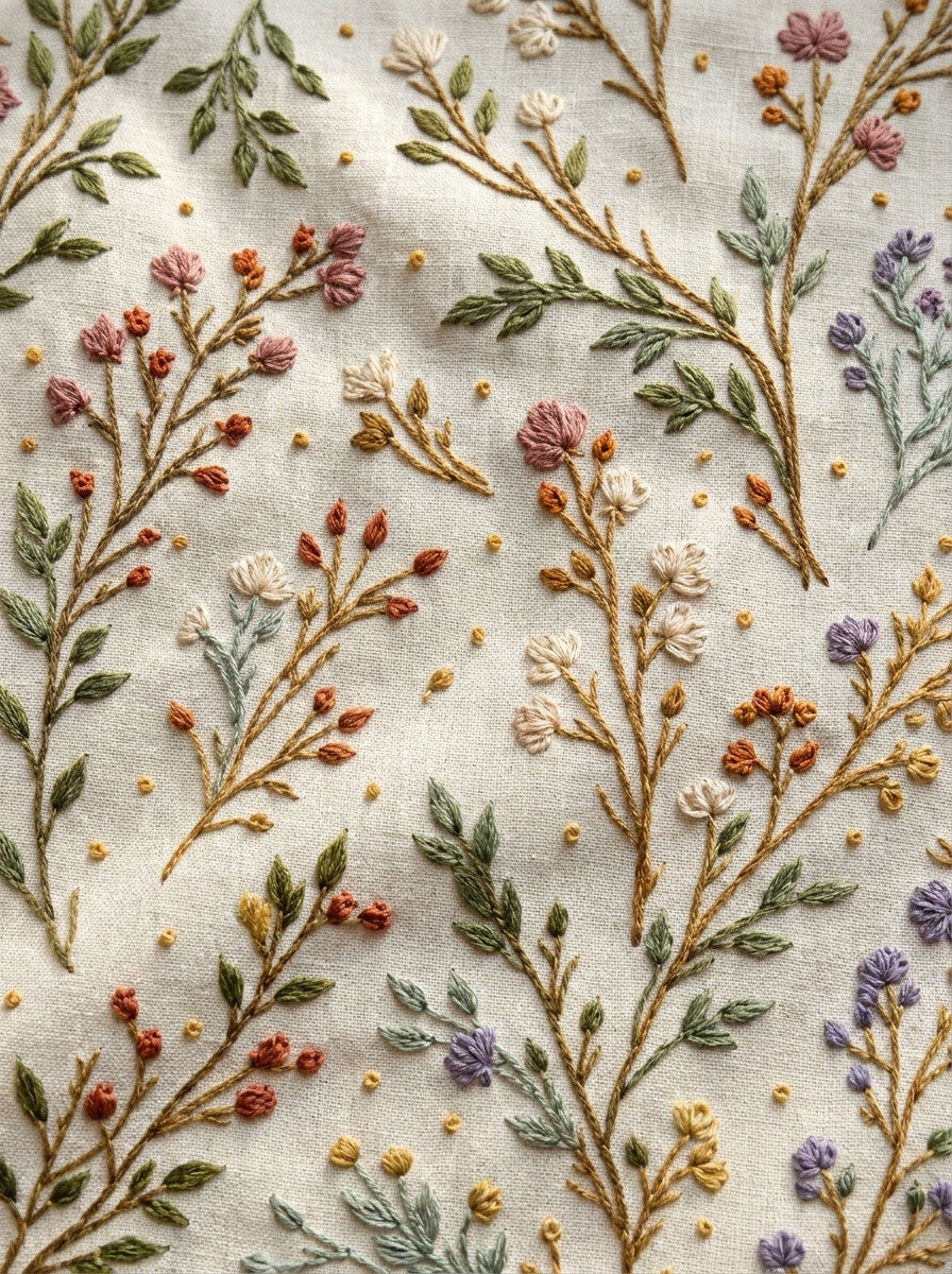 Botanical Filler Scatter System Botanical from Botanical Sprig Library Book 10, a digital embroidery design reference for machine embroidery designs, embroidery patterns and small motif and accent designs.