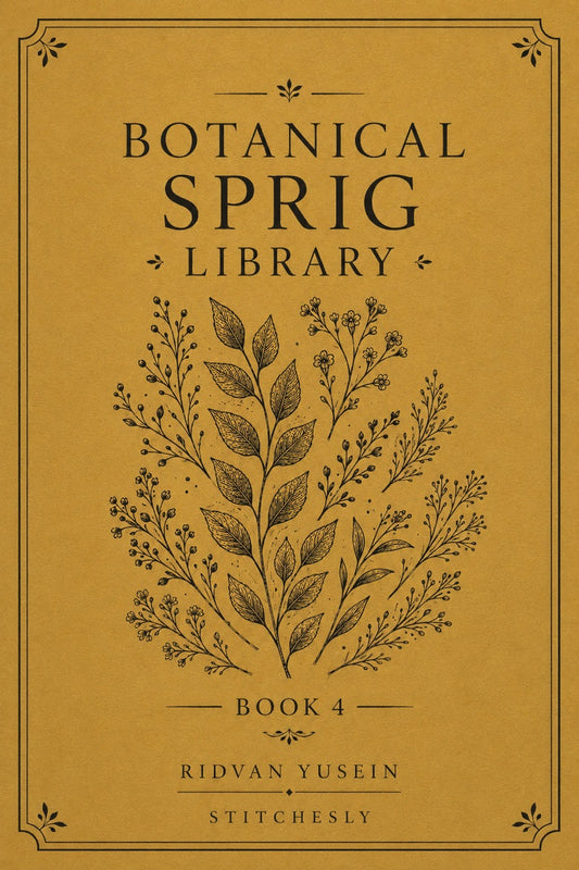 Front cover of Botanical Sprig Library, Book Four.