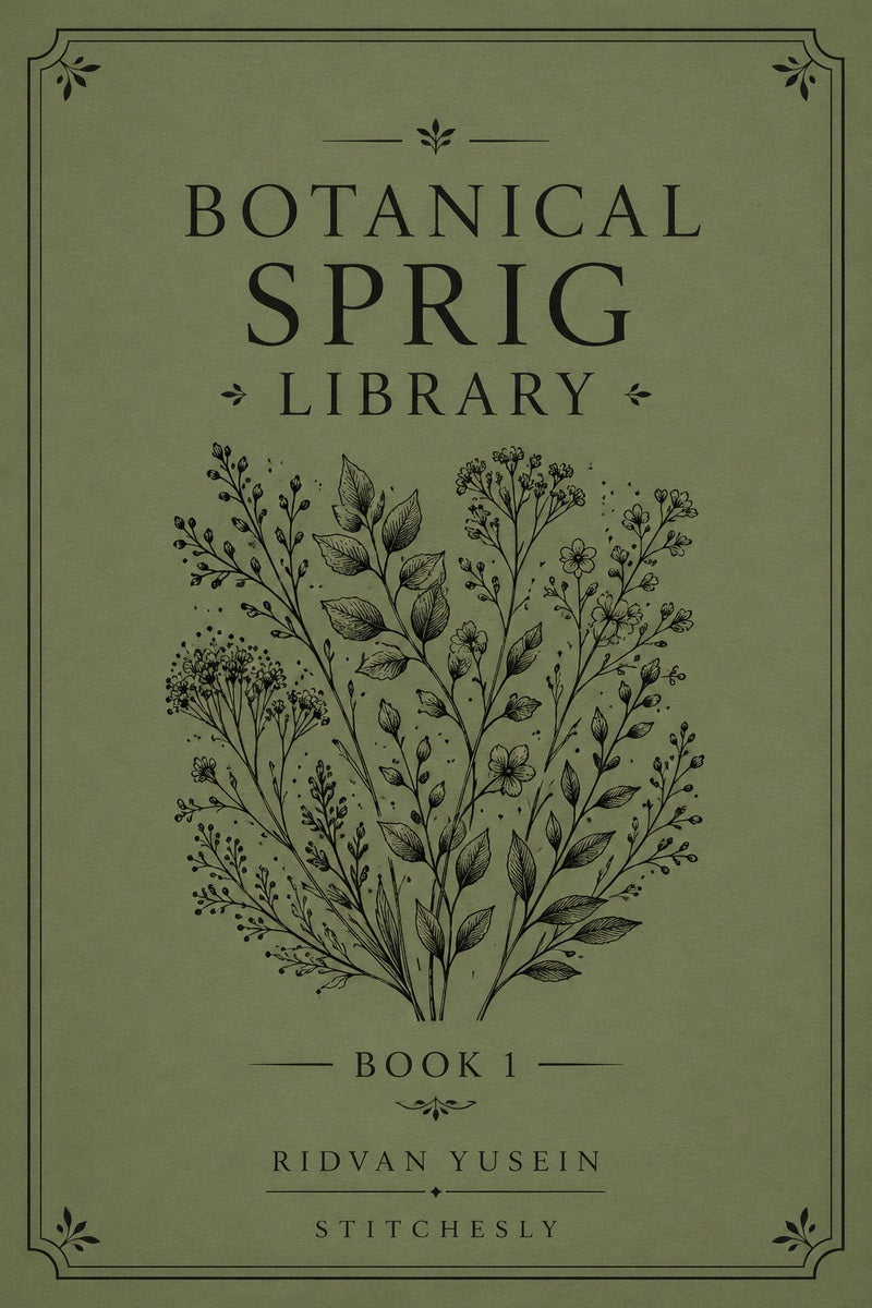 Front cover of Botanical Sprig Library, Book One.