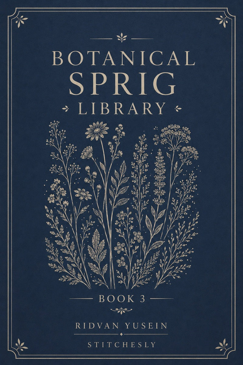 Front cover of Botanical Sprig Library, Book Three.