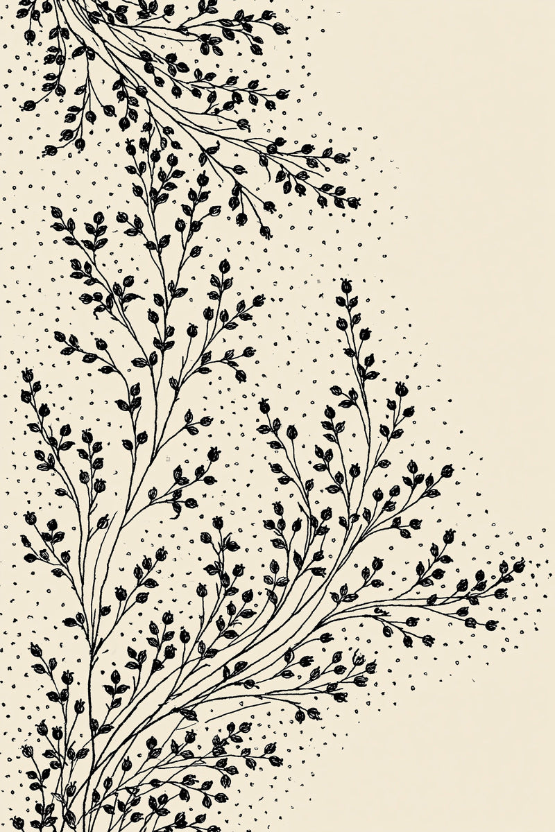 Botanical Sprig Border 02 from Botanical Sprig Library Book 4, a digital embroidery design reference for machine embroidery designs, embroidery patterns and border and edge embroidery.