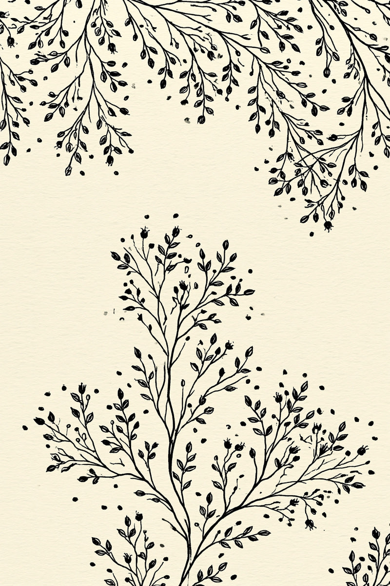 Botanical Sprig Border from Botanical Sprig Library Book 4, a digital embroidery design reference for machine embroidery designs, embroidery patterns and border and edge embroidery.