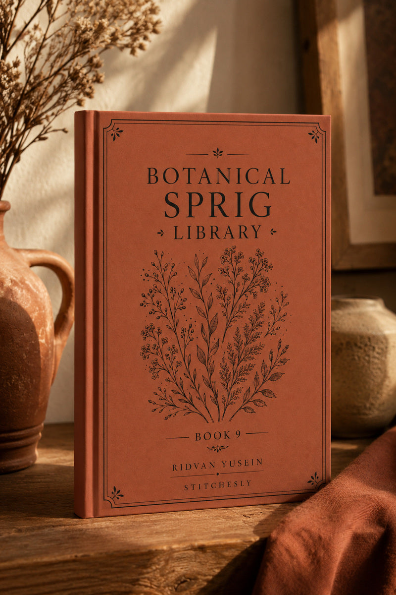 Botanical Sprig Library 9 Book 02 from Botanical Sprig Library Book 9, a digital embroidery design reference for machine embroidery designs, embroidery patterns and small motif and accent designs.