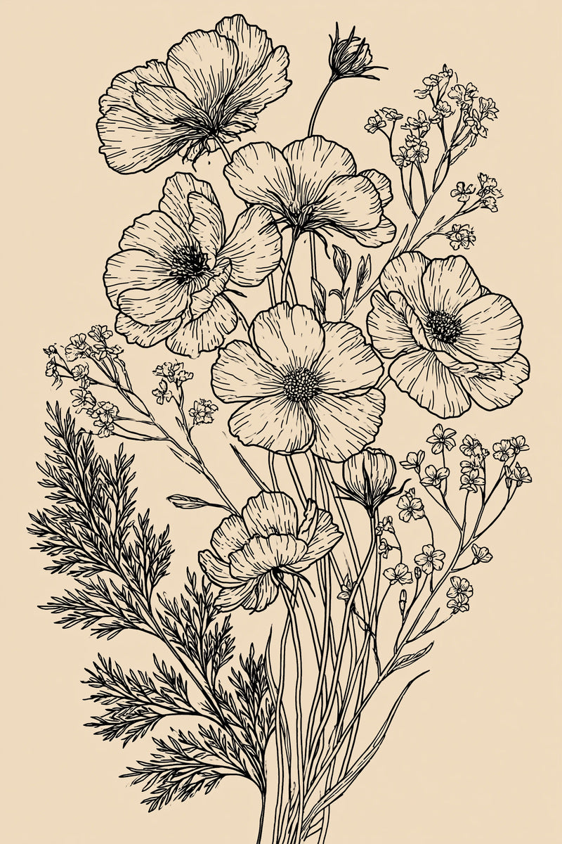 Botanical Statement Back Panel Fashion from Jacket Backs & Shirt Fronts Embroidery Book 2, a digital embroidery design reference for machine embroidery designs, embroidery patterns and garment placement ideas.