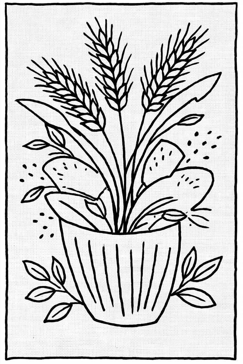Bread Basket Linen Motif Kitchen from Kitchen Towels & Aprons Embroidery Book 4, a digital embroidery design reference for machine embroidery designs, embroidery patterns and linen and home textile projects.