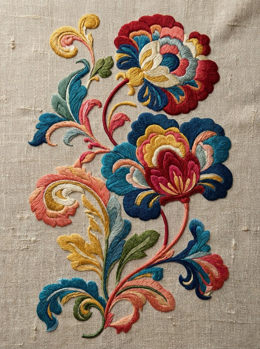 Digital PDF embroidery design bundle cover preview for Ornamental Borders & Baroque Frames Bundle 1, featuring curated embroidery patterns, motif library references and textile… - preview 20